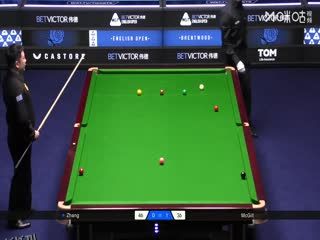 2025斯诺克英格兰公开赛64进32 张安达4-1安东尼·麦克吉尔 20250916 海报