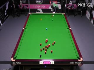 2025斯诺克英国公开赛32进16 本·默滕斯4-0罗比·麦圭根 20250925 海报