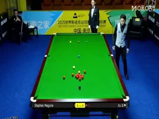 2025斯诺克国际锦标赛64进32 徐思4-6斯蒂芬·马奎尔（朱峰立） 20251103 海报