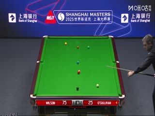 2025斯诺克上海大师赛四分之一决赛 凯伦·威尔逊6-3奥沙利文（蔡剑忠） 20250731 海报