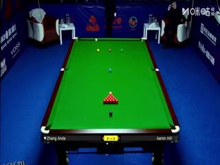 2025斯诺克武汉公开赛16进8 张安达5-4亚伦·希尔 20250827 海报