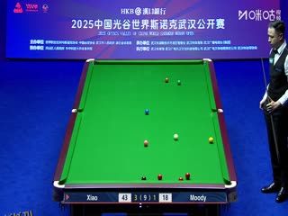 2025斯诺克武汉公开赛四分之一决赛 肖国栋5-2斯坦·穆迪 20250828 海报