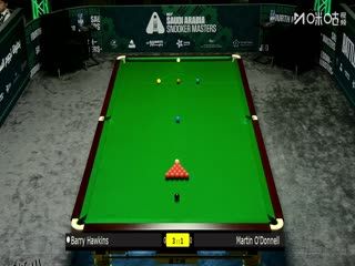 2025斯诺克沙特大师赛32进16 巴里·霍金斯5-3马丁·奥德奈尔 20250813 海报