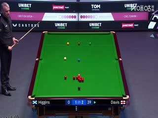2025斯诺克英国公开赛第1轮 约翰·希金斯4-3马克·戴维斯 20250922 海报