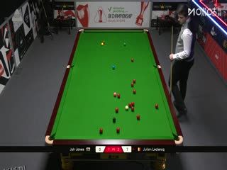 斯诺克英锦赛资格赛第三轮80进48 杰克·琼斯2-6朱利安·勒克莱 20251126 海报