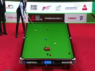 斯诺克世界大奖赛决赛 尼尔·罗伯逊8-0斯图尔特·宾汉姆 20250309 海报