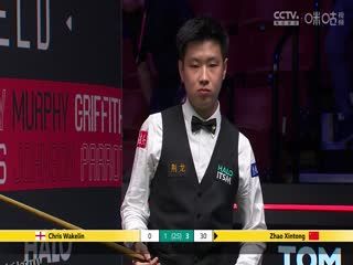 24-25赛季斯诺克世锦赛四分之一决赛 赵心童6-2克里斯·韦克林（第一阶段） 20250429 海报