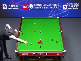 2025斯诺克上海大师赛第一轮 巴里·霍金斯6-4吴宜泽（秦正） 20250728 海报