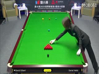 2025斯诺克西安大奖赛64进32 丹尼尔·威尔斯5-1大卫·吉尔伯特 20251008 海报
