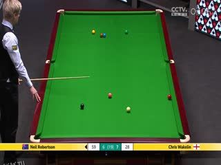24-25赛季斯诺克世锦赛第一轮 尼尔·罗伯逊8-10克里斯·韦克林（第二阶段） 20250421 海报