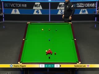 斯诺克威尔士公开赛16进8 林杉峰2-4斯蒂芬·马奎尔  20250214 海报