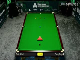 2025斯诺克沙特大师赛第四轮（48进32） 常冰玉5-3大卫·吉尔伯特 20250812 海报