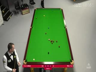 斯诺克德国大师赛32进16 马克·艾伦4-5吴宜泽  20250130 海报