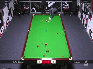 2025斯诺克英国公开赛资格赛 乔纳斯·鲁兹1-4张家玮 20250625 海报