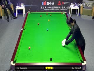 2025斯诺克西安大奖赛延期资格赛第一轮 贺国强5-3许医尘 20251007 海报