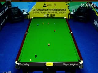 2025斯诺克国际锦标赛64进32 周跃龙4-6诺鹏·桑卡姆 20251103 海报