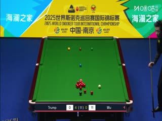 2025斯诺克国际锦标赛16进8 贾德·特鲁姆普4-6吴宜泽 20251105 海报