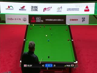 斯诺克世界大奖赛32进16 马克·塞尔比4-3杰克逊·佩吉  20250305 海报