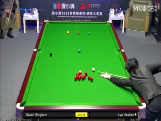 2025斯诺克西安大奖赛16进8 吕昊天5-3斯图尔特·宾汉姆 20251010 海报