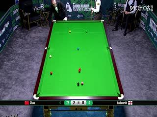 2025斯诺克沙特大师赛32进16 赵心童5-0史蒂文·霍尔沃斯 20250813 海报