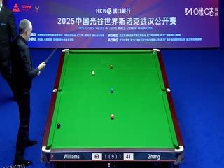 2025斯诺克武汉公开赛四分之一决赛 马克·威廉姆斯5-1张安达（朱蒙） 20250828 海报
