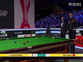 斯诺克英锦赛正赛32进16轮次 罗尼·奥沙利文4-6周跃龙（柏林） 20251202 海报