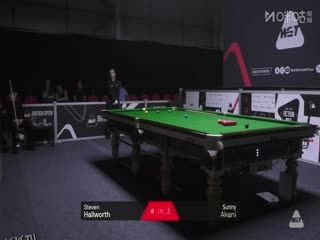 2025斯诺克英国公开赛资格赛 史蒂文·霍尔沃斯0-4阿卡尼·宋沙瓦 20250626 海报