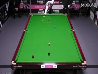 2025斯诺克英国公开赛64进32 马丁·奥德奈尔4-2阿卡尼·宋沙瓦 20250924 海报