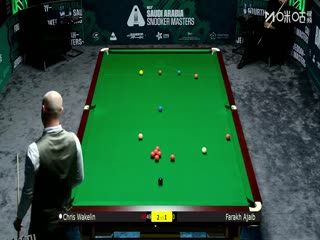 2025斯诺克沙特大师赛32进16 克里斯·韦克林5-1法拉赫·阿贾布 20250813 海报