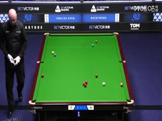 2025斯诺克英格兰公开赛16进8 周跃龙4-2巴里·霍金斯 20250918 海报