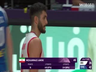 男篮亚洲杯四分之一决赛 伊朗VS中国台北 20250814 海报