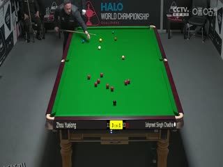 斯诺克世锦赛资格赛96进64及64进32 周跃龙5-4辛格·查达（第一阶段） 20250413 海报