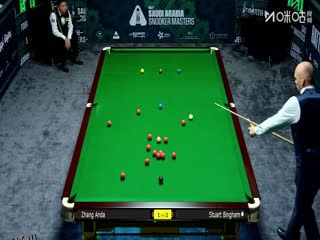 2025斯诺克沙特大师赛32进16 张安达2-5斯图尔特·宾汉姆 20250812 海报