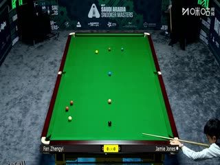 2025斯诺克沙特大师赛第三轮（80进48） 范争一3-4杰米·琼斯 20250811 海报