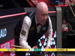 24-25赛季斯诺克世锦赛四分之一决赛 约翰·希金斯12-13马克·威廉姆斯（第三阶段） 20250430 海报