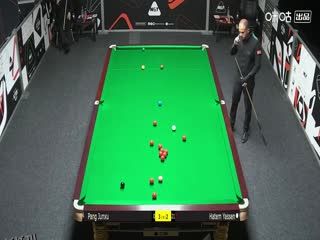 2025斯诺克武汉公开赛资格赛 庞俊旭5-4哈特姆·亚辛 20250623 海报