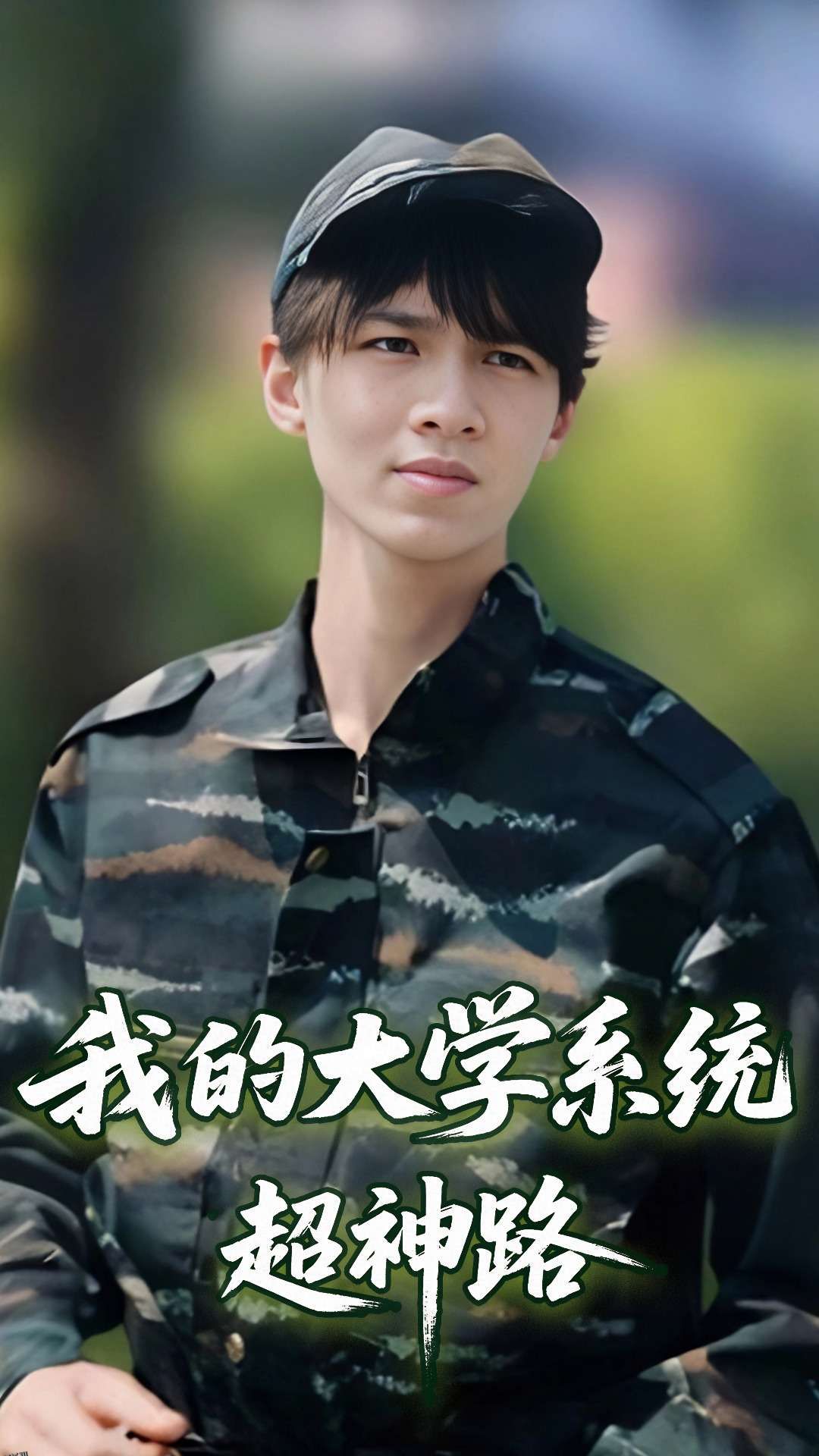 我的大学系统超神路 海报