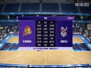 WCBA常规赛A组 北京首钢园VS新疆天山 20251202 海报