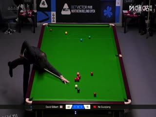 2025斯诺克北爱尔兰公开赛64进32 大卫·吉尔伯特2-4贺国强 20251020 海报