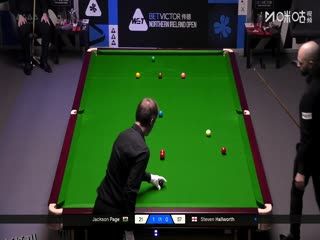 2025斯诺克北爱尔兰公开赛64进32 杰克逊·佩奇4-0斯蒂芬·霍尔沃斯 20251020 海报