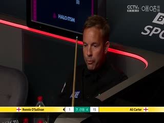 24-25赛季斯诺克世锦赛第一轮 罗尼·奥沙利文10-4阿里·卡特（第二阶段） 20250423 海报
