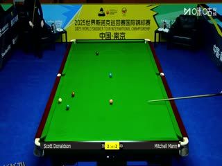 2025斯诺克国际锦标赛64进32 斯科特·唐纳森6-2米歇尔·曼恩 20251103 海报