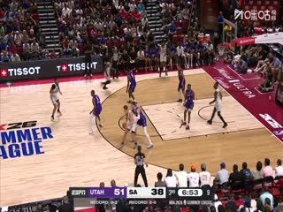 NBA夏季联赛 爵士VS马刺 20250715 海报