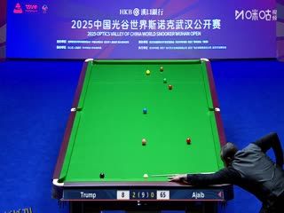 2025斯诺克武汉公开赛延期资格赛及64进32 贾德·特鲁姆普5-1法拉赫·阿贾布 20250824 海报