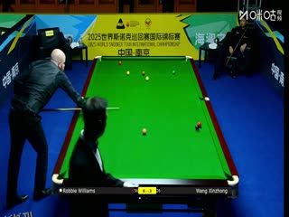 2025斯诺克国际锦标赛延期资格赛第一轮 罗比·威廉姆斯1-6王信仲 20251102 海报