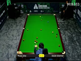 2025斯诺克沙特大师赛第一轮（144进112） 黄佳浩4-1阿卜杜拉·阿尔沙马里 20250808 海报