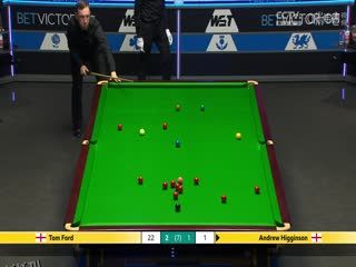 斯诺克威尔士公开赛64进32 汤姆·福德4-2安德鲁·希金森 20250211 海报