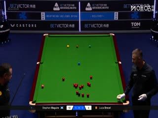 2025斯诺克北爱尔兰公开赛64进32 斯蒂芬·马奎尔4-1卢卡·布雷切尔 20251021 海报
