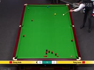 24-25赛季斯诺克世锦赛第一轮 张安达5-3庞俊旭（第一阶段） 20250423 海报