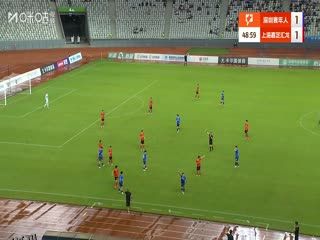 中甲联赛 深圳青年人VS上海嘉定汇龙 20250721 海报